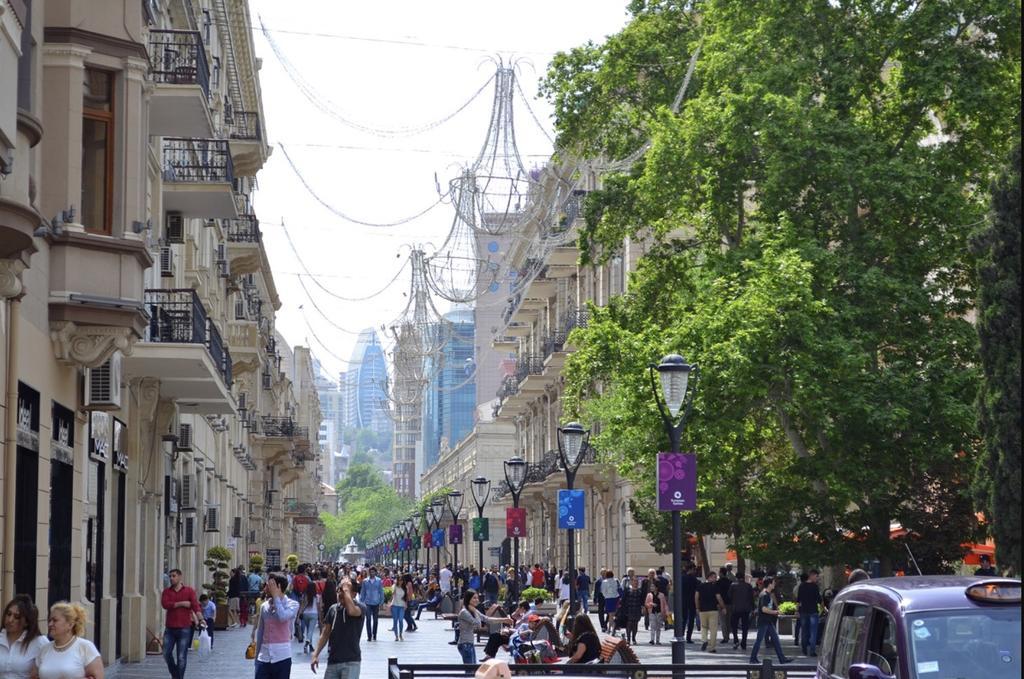 Check-In Apartment Near Fountain Square Vidadi Str 바쿠 외부 사진